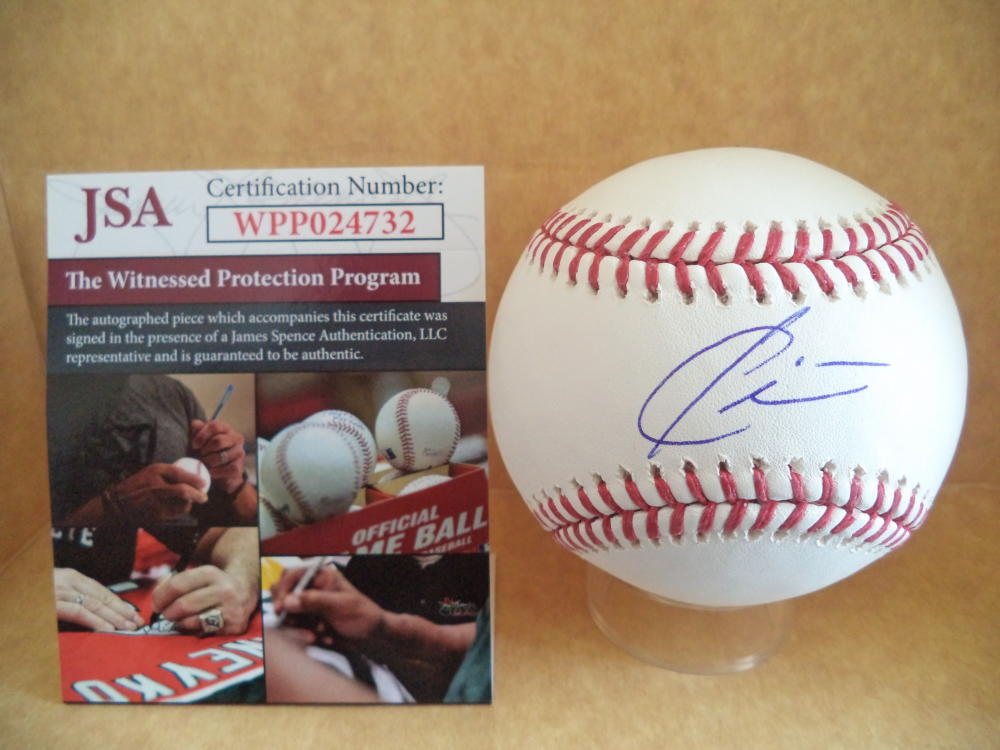 CARTER KIEBOOM WASHINGTON NATIONALS SIGNED AUTO M.L. BASEBALL JSA WPP024732