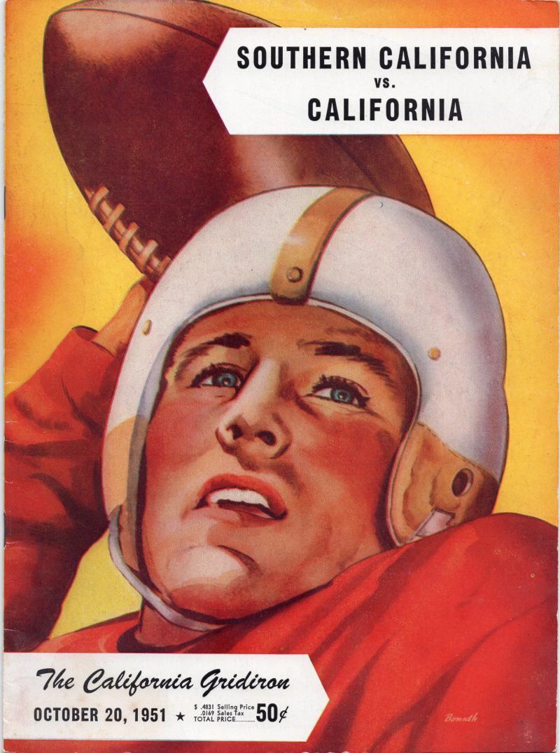 SOUTHERN CAL VINTAGE PROGRAM 10/20/51 MINT