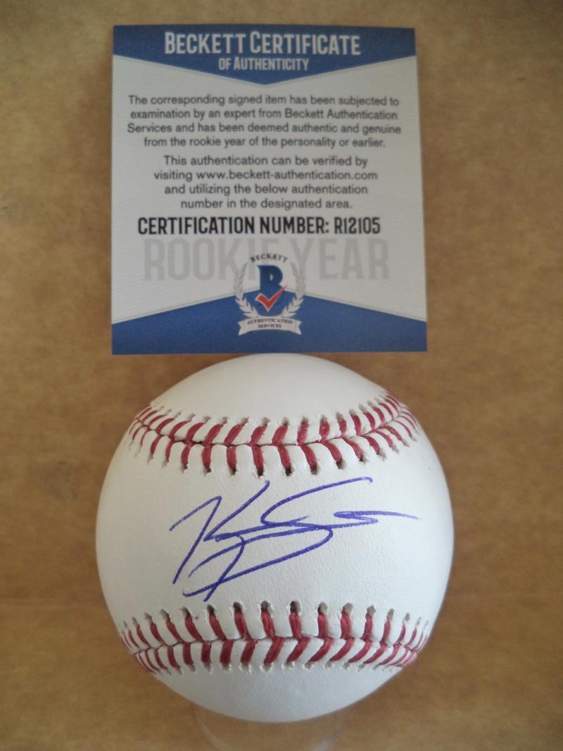 KEVIN SMITH TORONTO BLUE JAYS ROOKIE YEAR SIGNED AUTO M.L BASEBALL BECKETT R1210