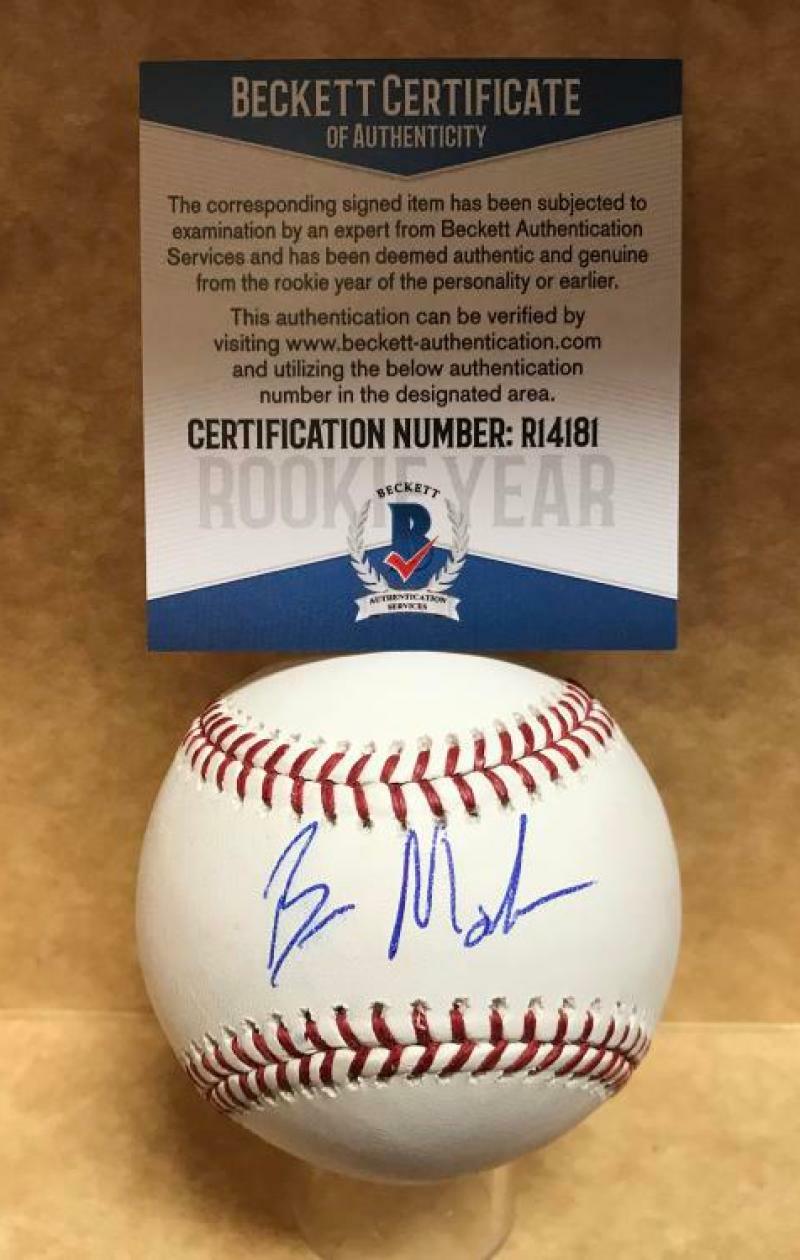 BRENNAN MALONE NORTH CAROLINA COMMIT SIGNED M.L. BASEBALL BECKETT R14181