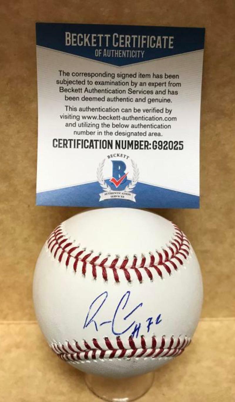 RANDY CESAR MINNESOTA TWINS SIGNED M.L. BASEBALL BECKETT G92025