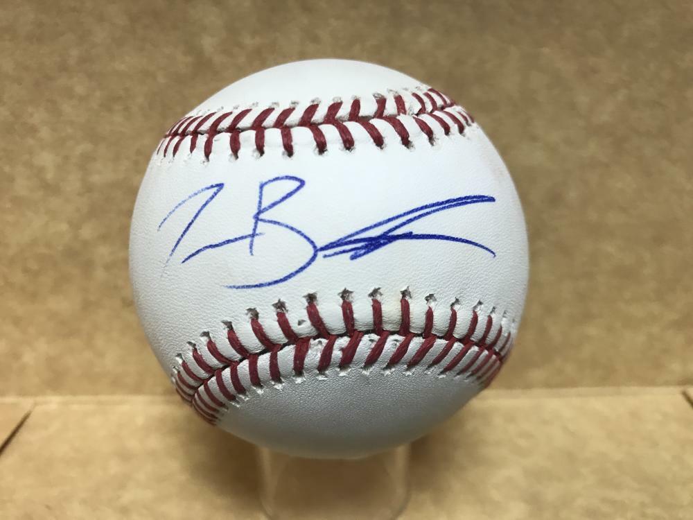 TREVOR BETTENCOURT PHILADELPHIA PHILLIES SIGNED AUTOGRAPHED M.L. BASEBALL W/ COA