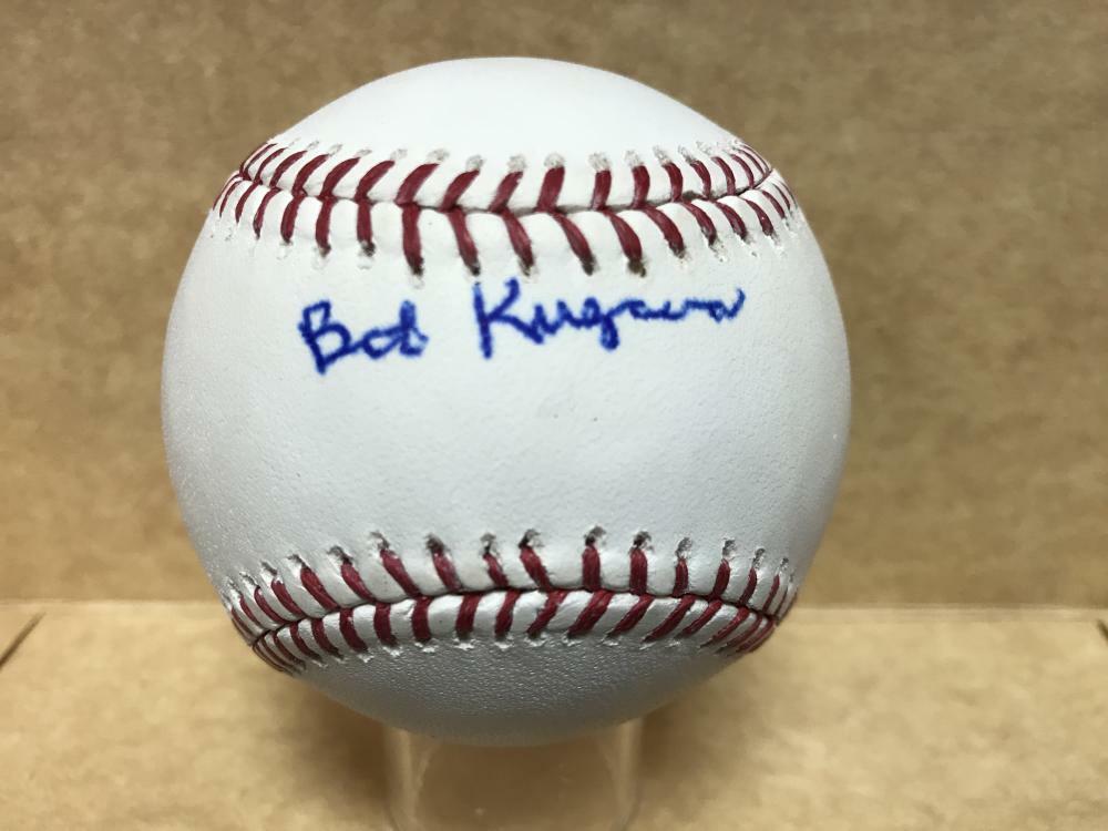 BOB KUZAVA NEW YORK YANKEES DECEASED SIGNED AUTOGRAPHED M.L. BASEBALL W/ COA