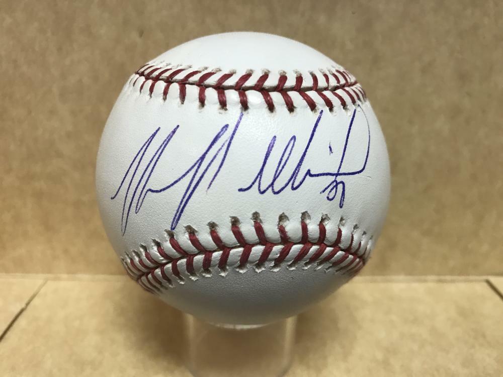 RONNY BELLIARD CARDINALS/NATIONALS SIGNED M.L. BASEBALL W/ COA