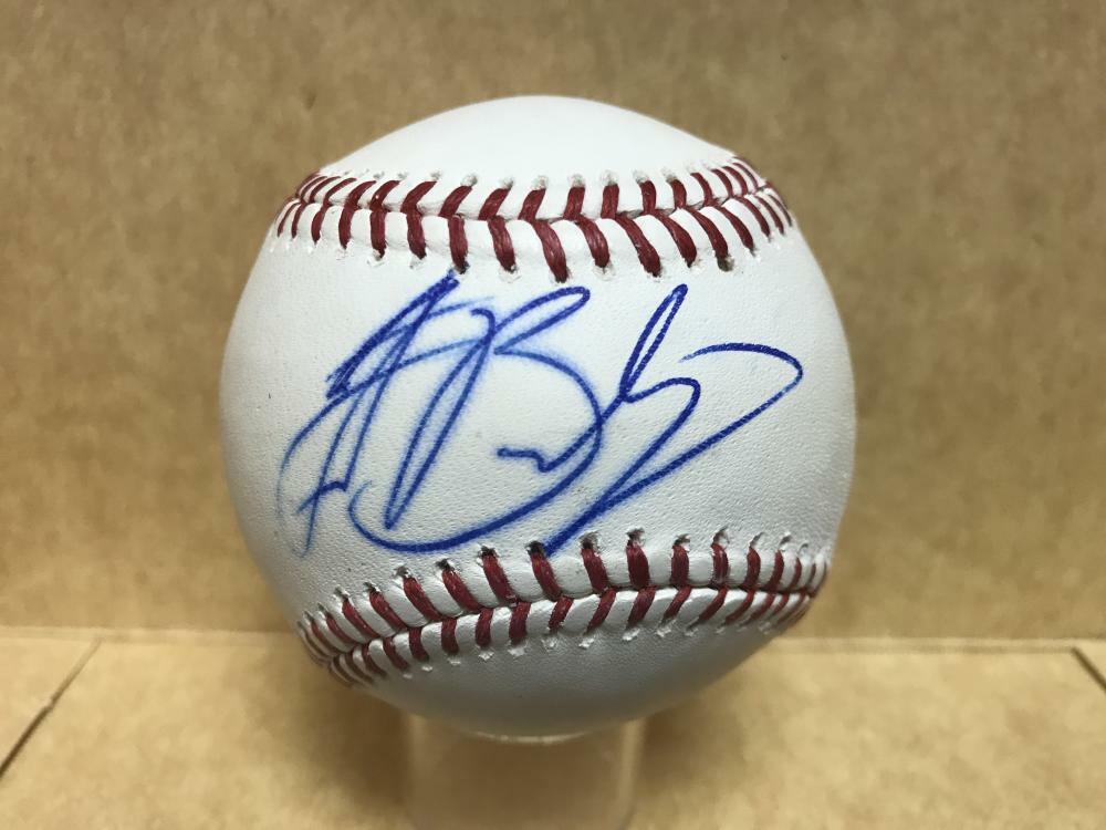 JEFF BANDY RANGERS/BREWERS/ANGELS SIGNED M.L. BASEBALL W/ COA