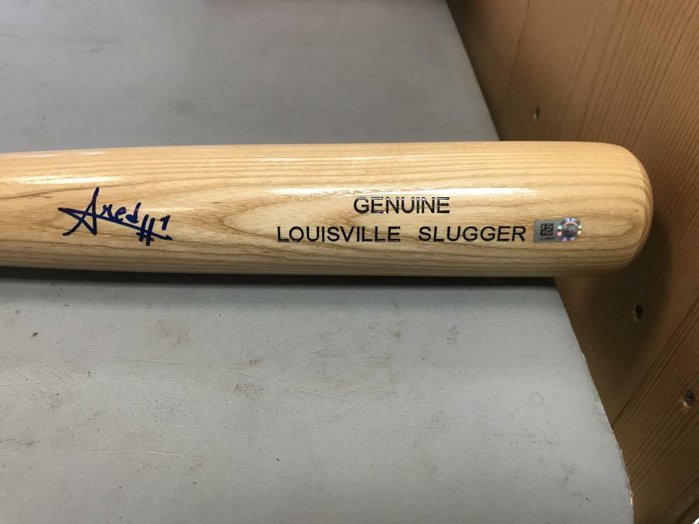 AMED ROSARIO NEW YORK METS SIGNED LOUISVILLE SLUGGER MLB AUTHENTICATED BAT