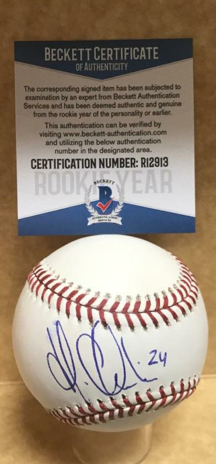 HENDRIK CLEMENTINA CINCINNATI REDS ROOKIE YEAR SIGNED M.L. BASEBALL R12913