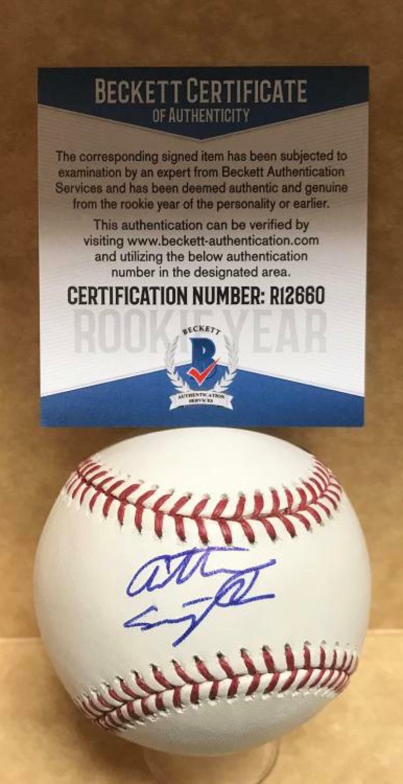 ANTHONY SEIGLER YANKEES 1ST ROUND PICK ROOKIE YEAR SIGNED M.L. BASEBALL R12660