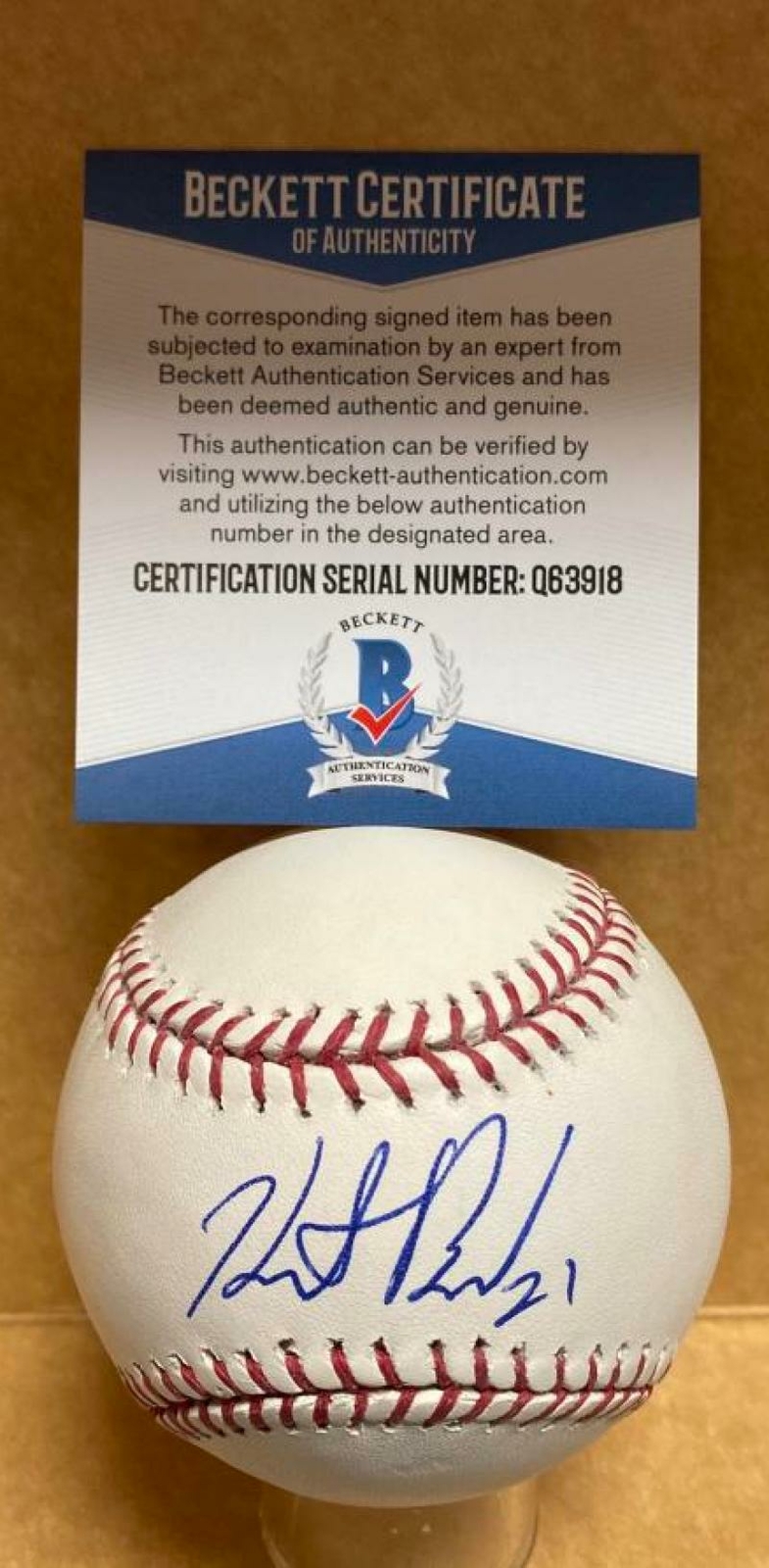 HEATH BELL NEW YORK METS SIGNED AUTOGRAPHED M.L. BASEBALL BECKETT Q63918