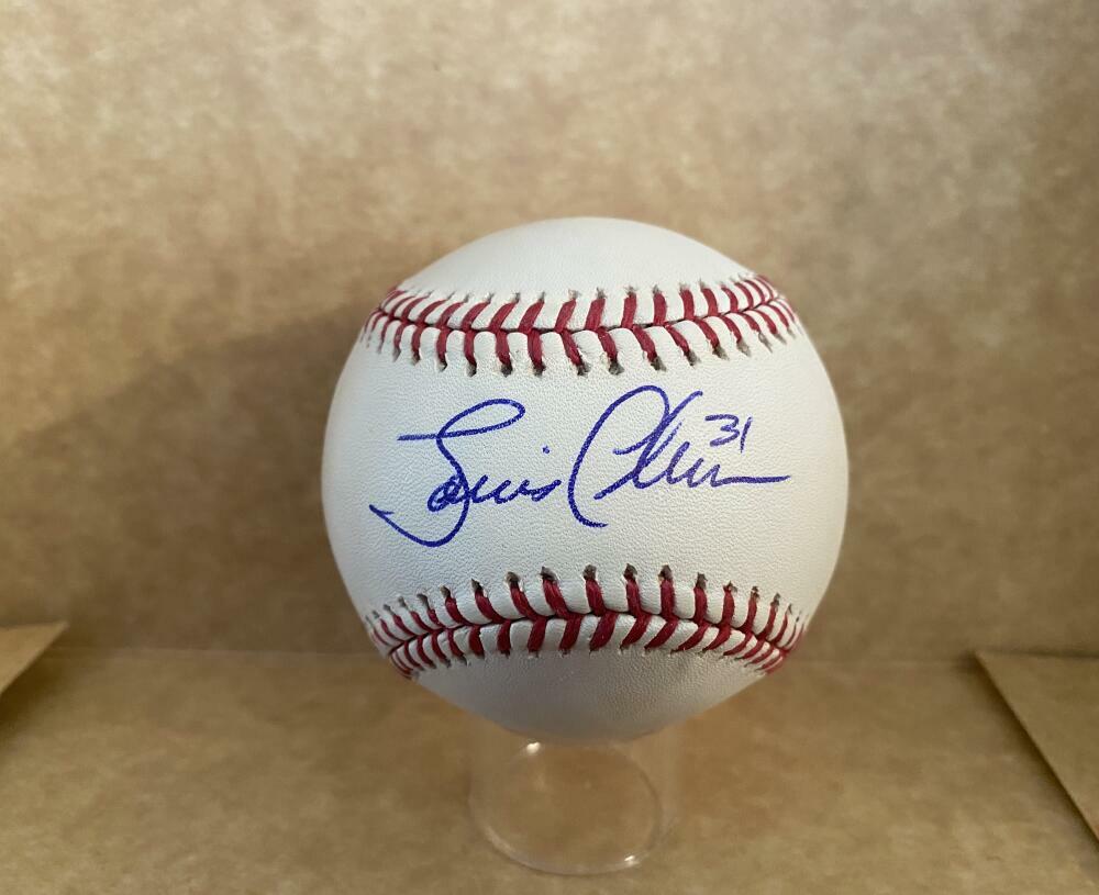 LOUIS COLEMAN ROYALS/DODGERS/TIGERS SIGNED AUTOGRAPHED M.L. BASEBALL W/ COA