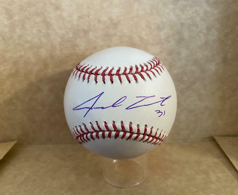 JARRED COSART ARLINS/ASTROS/PADRES SIGNED AUTOGRAPHED M.L. BASEBALL W/ COA