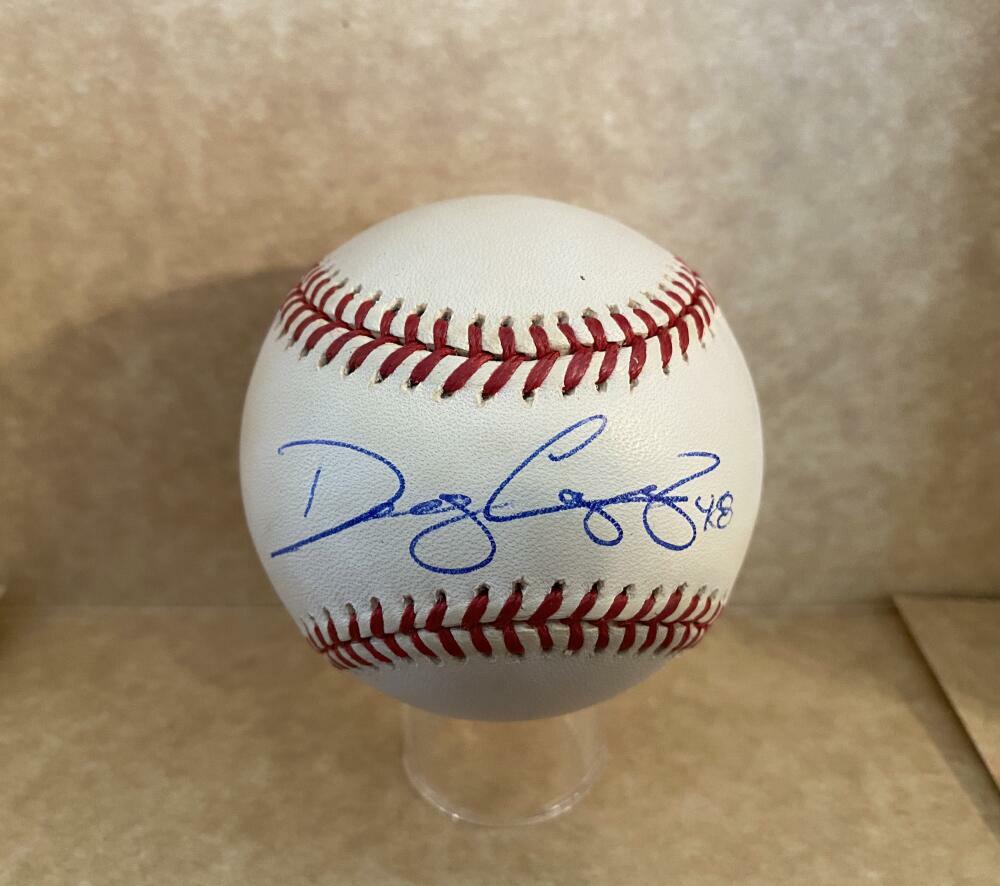 DAVE COGGIN PHILADELPHIA PHILLIES SIGNED AUTOGRAPHED M.L. BASEBALL W/ COA