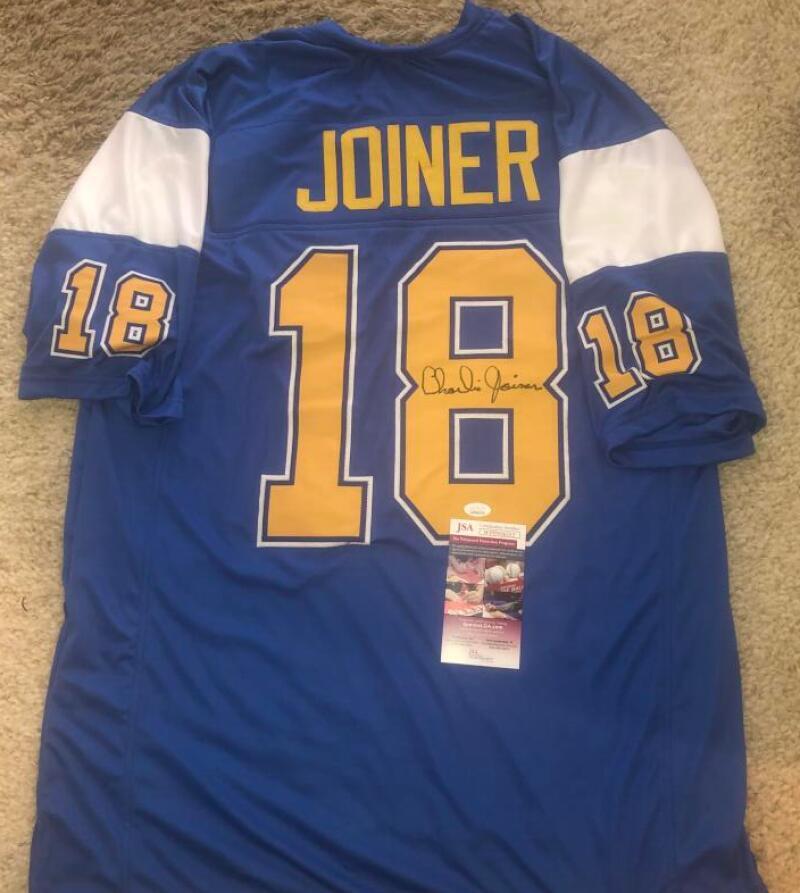 CHARLIE JOINER SAN DIEGO CHARGERS SIGNED AUTOGRAPHED XL CUSTOM JERSEY JSA WPP936
