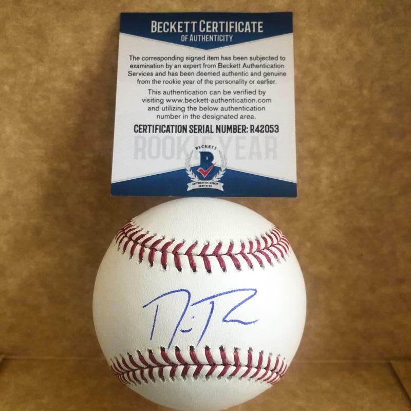 DAVID PARKINSON PHILADELPHIA PHILLIES ROOKIE YEAR SIGNED M.L. BASEBALL BECKETT