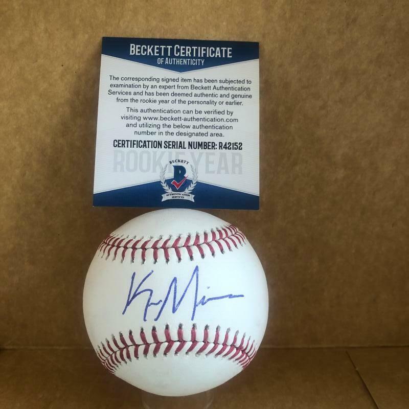 KAMERON MISNER MIAMI MARLINS ROOKIE YEAR SIGNED AUTO M.L. BASEBALL BAS R42152