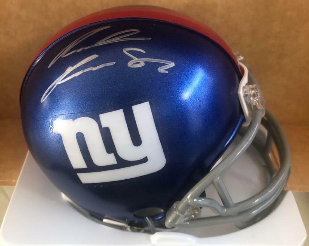 RUEBEN RANDLE NEW YORK GIANTS SIGNED AUTOGRAPHED MINI HELMET SGC STICKER