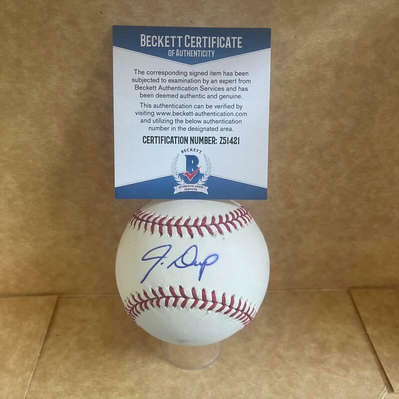 JON DUPLANTIER ARIZONA DIAMONDBACKS SIGNED AUTO M.L. BASEBALL BECKETT Z51421