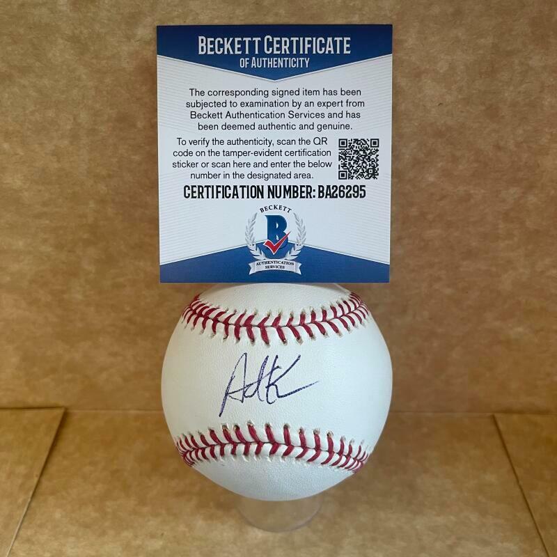 AUSTIN KEARNS REDS/NATIONALS SIGNED AUTO M.L. BASEBALL BAS BA26295