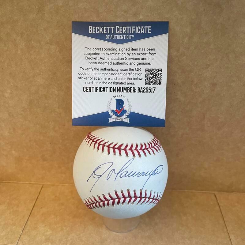 DIONER NAVARRO YANKEES/REDS/CUBS SIGNED AUTOGRAPHED M.L. BASEBALL BAS BA29517