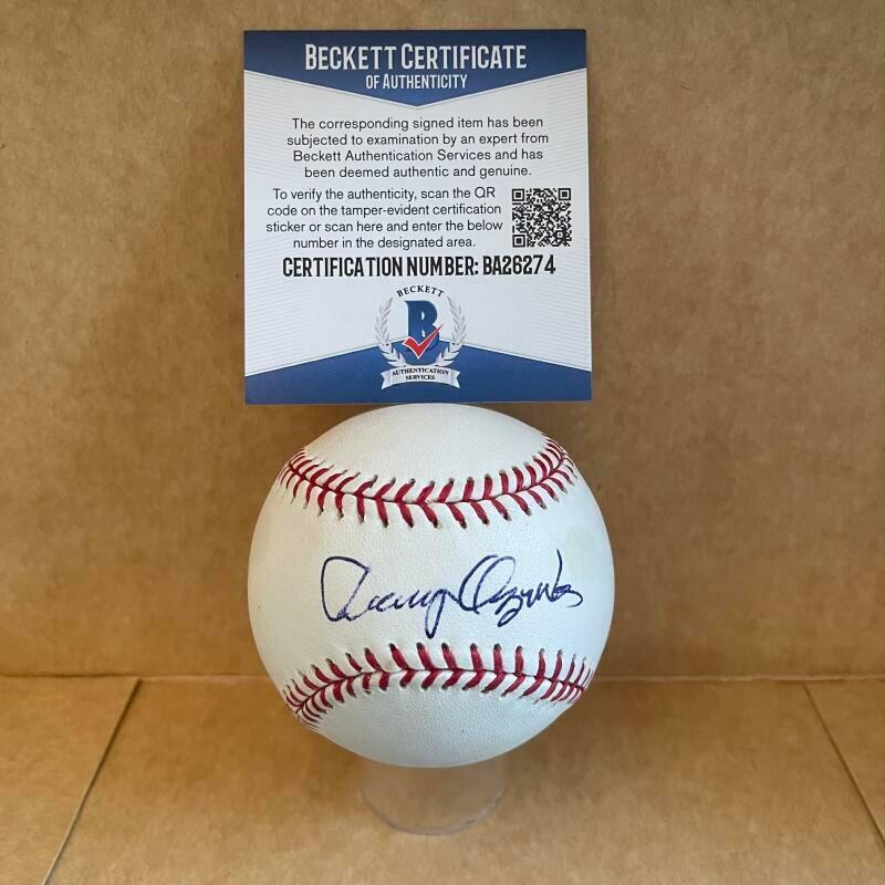 DANNY OZARK PHILADELPHIA PHILLIES SIGNED AUTOGRAPHED M.L. BASEBALL BAS BA26274
