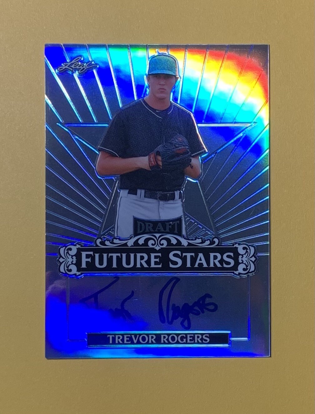 2017 LEAF DRAFT FUTURE STARS AUTOGRAPH TREVOR ROGERS #FS-TR1 MARLINS ROY?
