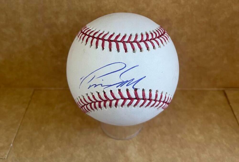 PAVIN SMITH ARIZONA DIAMONDBACKS ROOKIE YEAR SIGNED M.L. BASEBALL BAS R98032