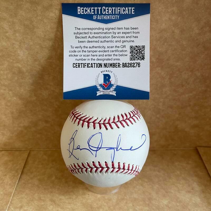 BEN OGLIVIE BREWERS/TIGERS SIGNED AUTOGRAPHED M.L. BASEBALL BECKETT BA26276
