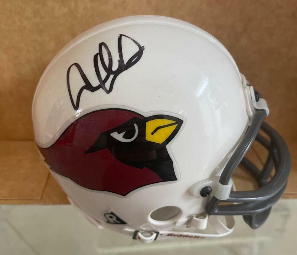 ANDRE WADSWORTH ARIZONA CARDINALS SIGNED AUTO RIDDELL MINI HELMET W/ COA