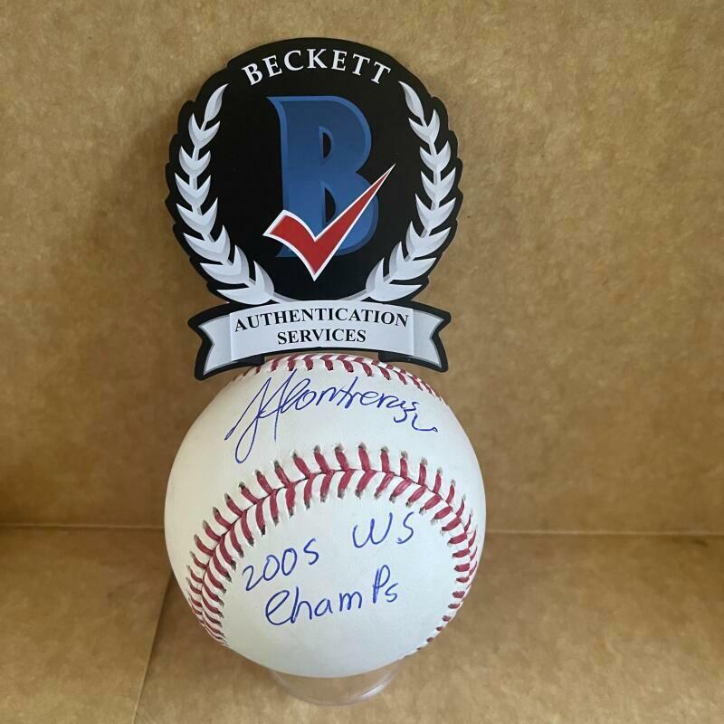 JOSE CONTRERAS 2005 WS CHAMPS WHITE SOX SIGNED M.L. BASEBALL BECKETT WITNESS