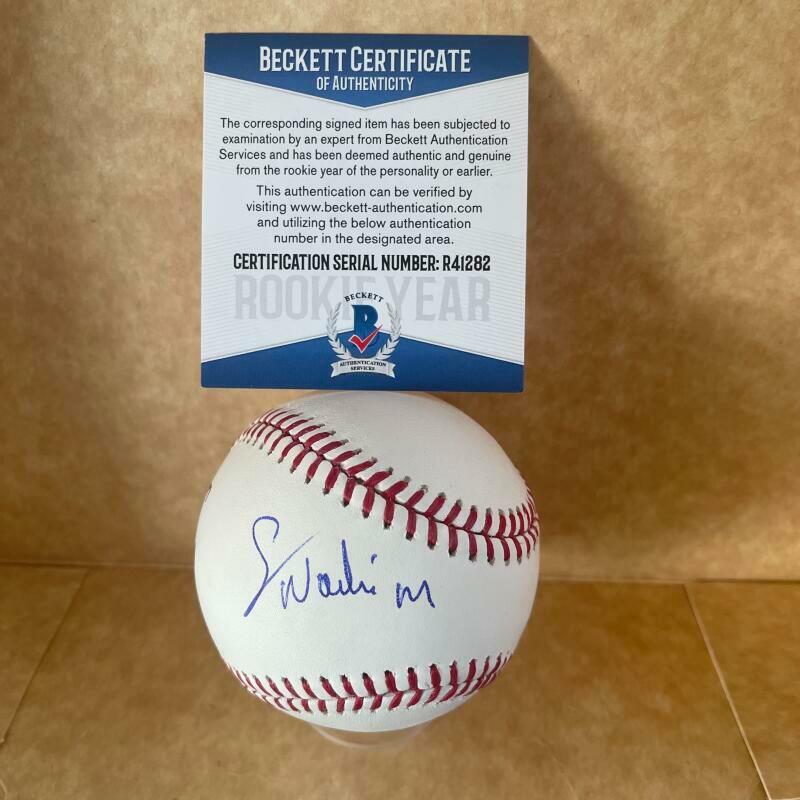 NOELVI MARTE SEATTLE MARINERS ROOKIE YEAR SIGNED AUTOGRAPHED M.L. BASEBALL BAS