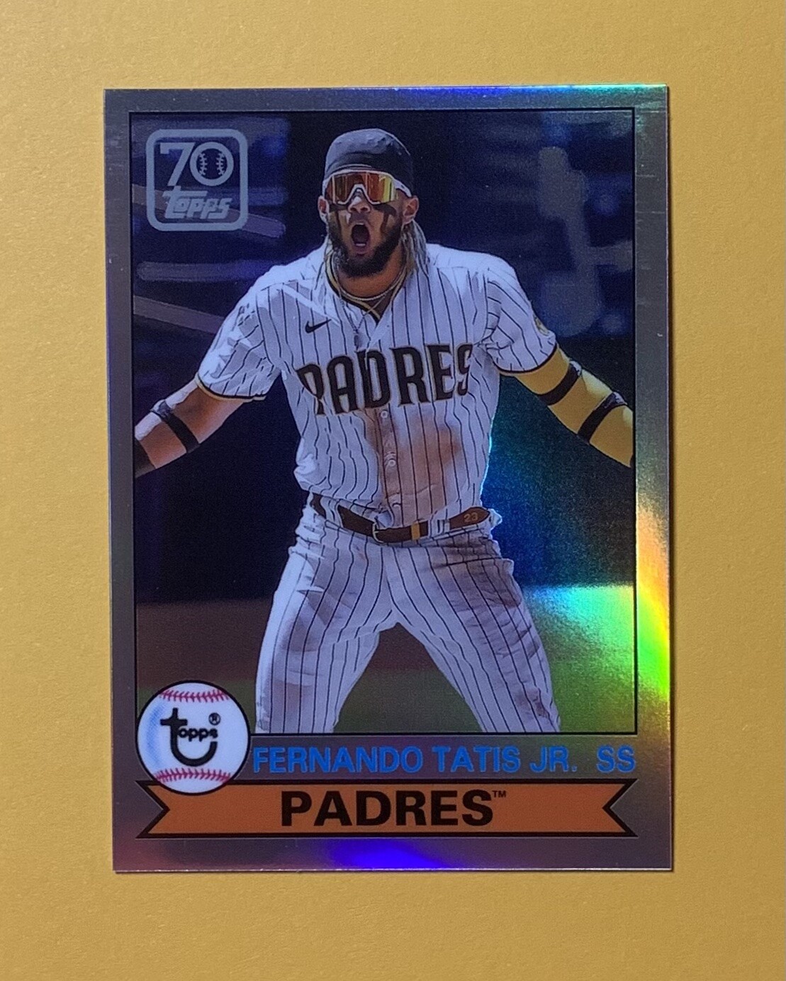 2021 TOPPS SERIES 1 FERNANDO TATIS JR. 70 YEARS OF TOPPS CHROME #70YTC-29 PADRES