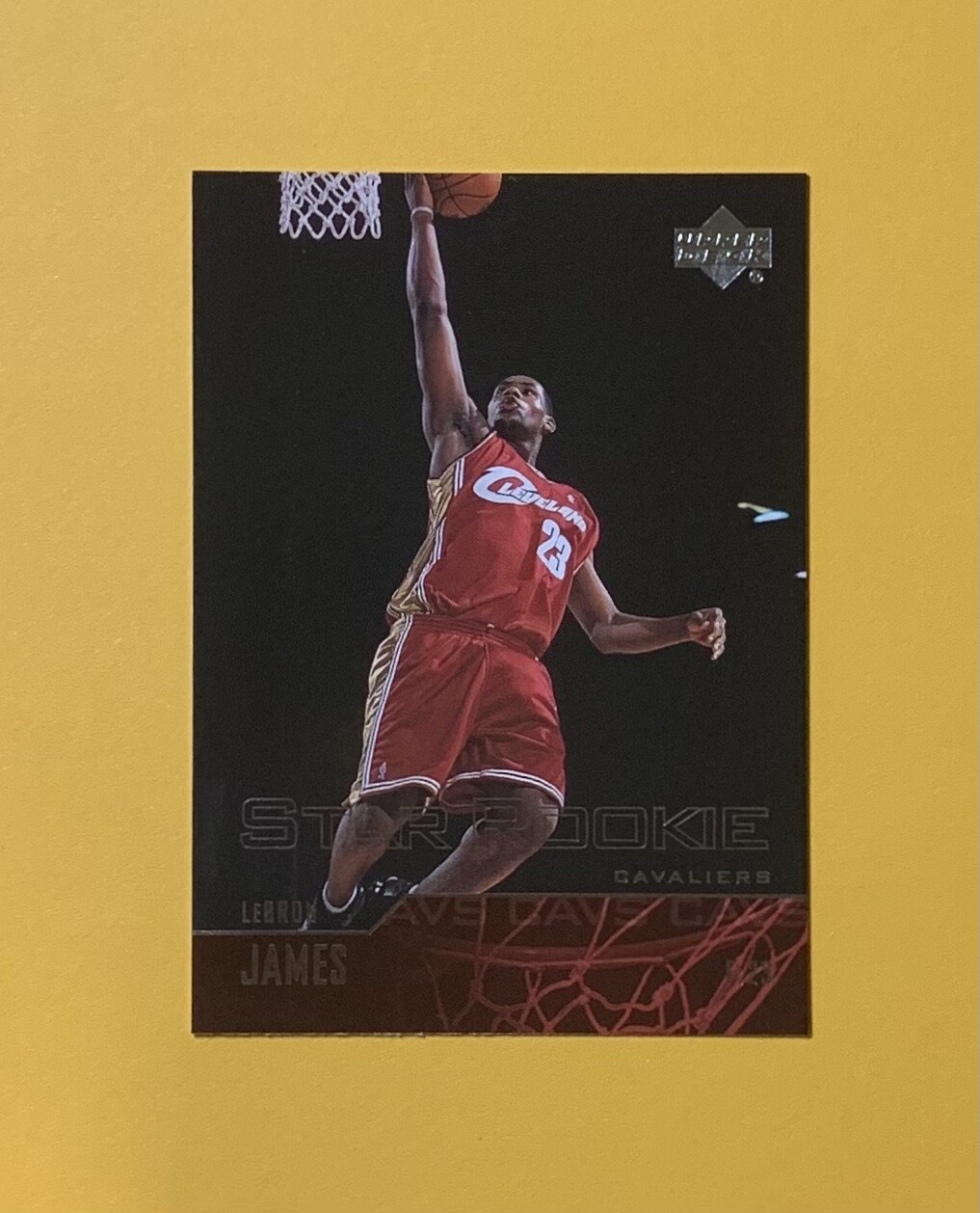 2003 UPPER DECK LEBRON JAMES STAR ROOKIE #301 CAVALIERS