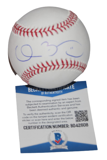 CLAY BUCHHOLZ signed Major League baseball (BOSTON RED SOX) BECKETT BAS BD42608