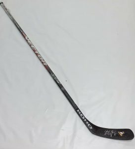 BRIAN BOYLE SIGNED HOCKEY STICK PITTSBURGH PENGUINS AUTOGRAPHED COLLECTIBLE MEMORABILIA