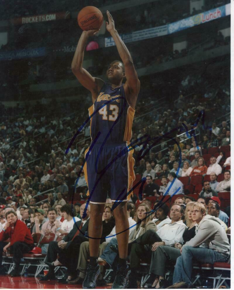 BRIAN COOK LOS ANGELES LAKERS SIGNED AUTOGRAPHED 8X10 PHOTO W/ COA ...