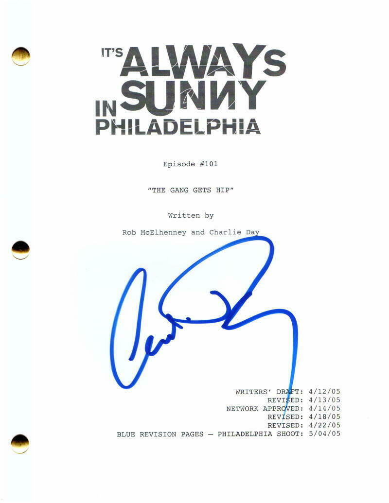 Charlie Day Signed Autograph Its Always Sunny In Philadelphia Full 