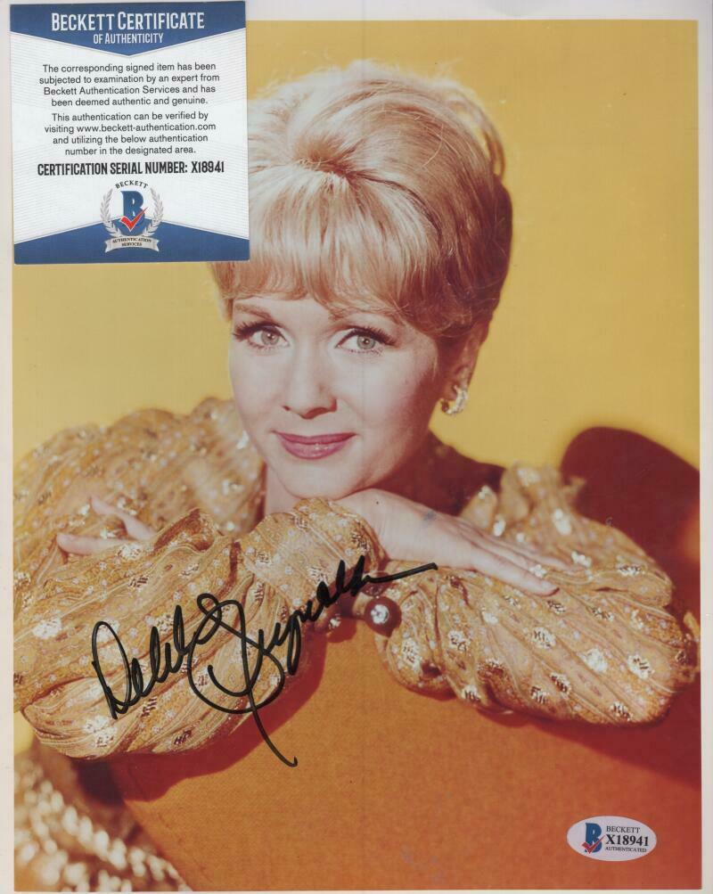 DEBBIE REYNOLDS SINGER ACTRESS SIGNED AUTOGRAPHED 8X10 PHOTO BECKETT ...