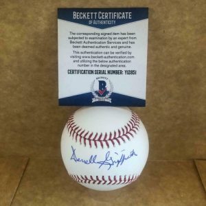 DERRELL GRIFFITH LOS ANGELES DODGERS SIGNED AUTO M.L. BASEBALL BECKETT Y12851 COLLECTIBLE MEMORABILIA