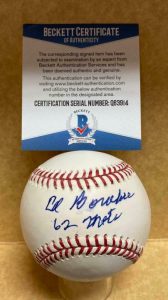 ED BOUCHEE 62 METS SIGNED AUTOGRAPHED M.L. BASEBALL BECKETT Q63914 COLLECTIBLE MEMORABILIA