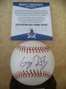 GAGE HINZ PITTSBURGH PIRATES ROOKIE YEAR SIGNED AUTO ML BASEBALL BECKETT R07589 COLLECTIBLE MEMORABILIA