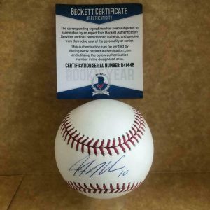 J.J. MATJEVIC HOUSTON ASTROS ROOKIE YEAR SIGNED AUTO M.L. BASEBALL BECKETT R4144 COLLECTIBLE MEMORABILIA