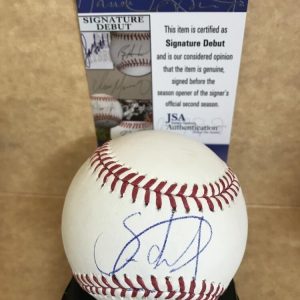 SANDY ALCANTARA ST. LOUIS CARDINALS SIGNED M.L. BASEBALL JSA SD29259