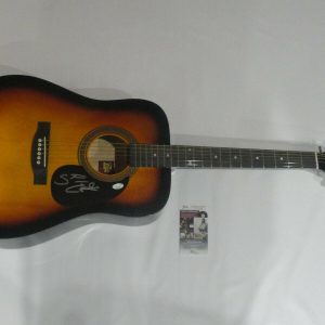 STEVE EARLE SIGNED SUNBURST ACOUSTIC GUITAR AUTOGRAPHED LEGEND RARE JSA COA