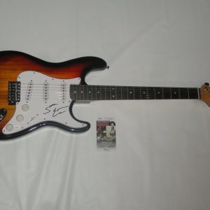STEVE EARLE SIGNED SUNBURST ELECTRIC GUITAR AUTOGRAPHED LEGEND JSA COA