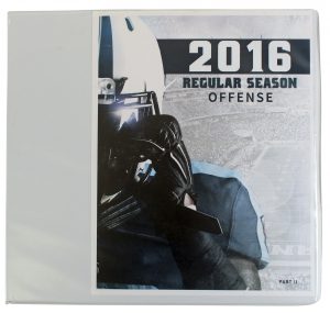 TITANS MIKE MULARKEY 2016 WEEK 9 VS SAN DIEGO CHARGERS OFFENSE PLAYBOOK UNIGNED COLLECTIBLE MEMORABILIA