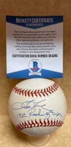TOM TRESH 1962 ROOKIE OF THE YEAR YANKEES SIGNED A.L. BASEBALL BECKETT Q64285 COLLECTIBLE MEMORABILIA