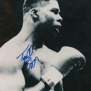 TYRELL BIGGS 1984 GOLD MEDAL BOXER SIGNED AUTOGRAPHED 8X10 PHOTO W/ COA