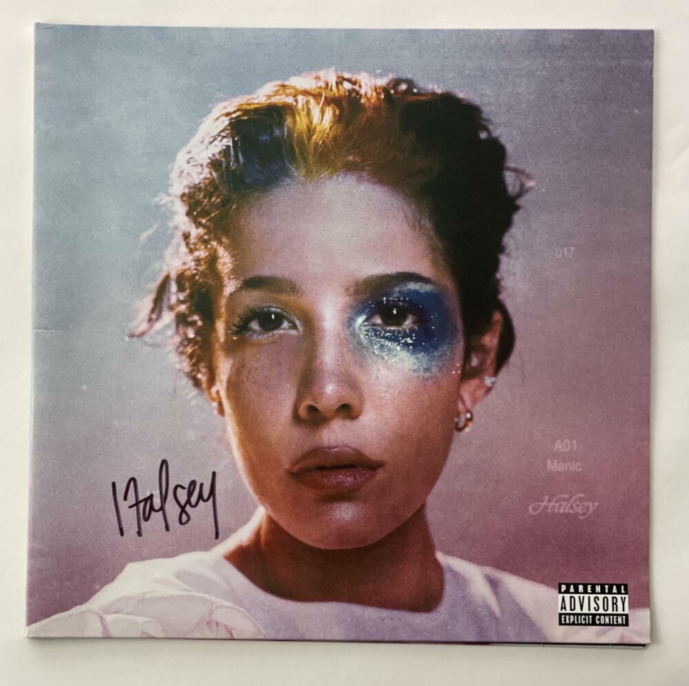 HALSEY SIGNED AUTOGRAPH ALBUM VINYL RECORD - SEXY MANIAC SINGER BADLANDS W/ JSA