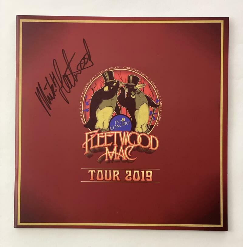 MICK FLEETWOOD SIGNED AUTOGRAPH 2019 FLEETWOOD MAC TOUR BOOK PROGRAM - JSA COA