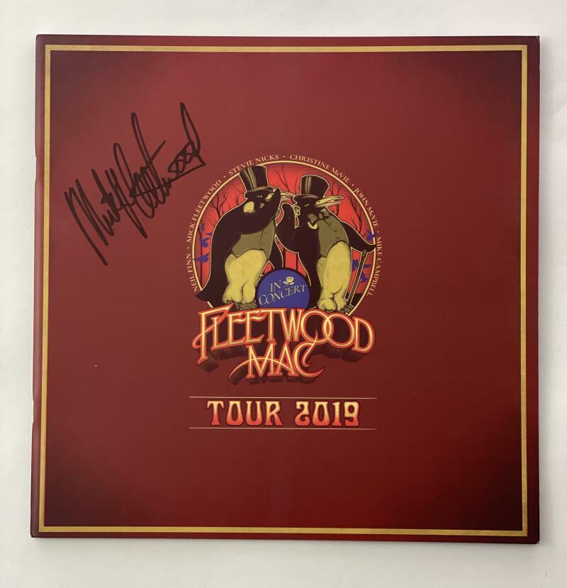 MICK FLEETWOOD MAC SIGNED AUTOGRAPH 2019 TOUR BOOK PROGRAM - RUMOURS, W/ JSA COA